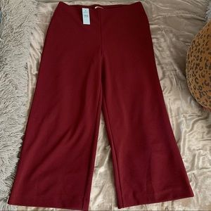 LOFT Medium Petite Burgundy Pants